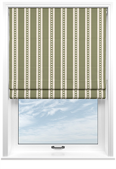 The British Stripe Co. Edgar, Derwent No.1 - Roman Blind